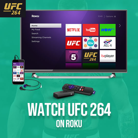 UFC 264 on Roku