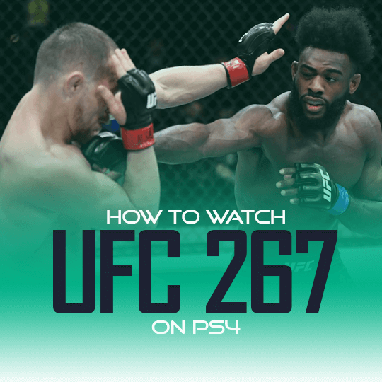 Watch UFC 267 on PS4