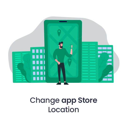 Change app Store Location