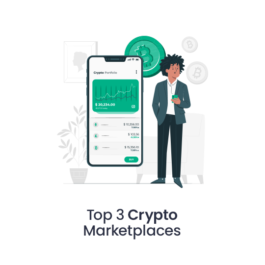 Top 3 Crypto Marketplaces that Secure your Digital Assets