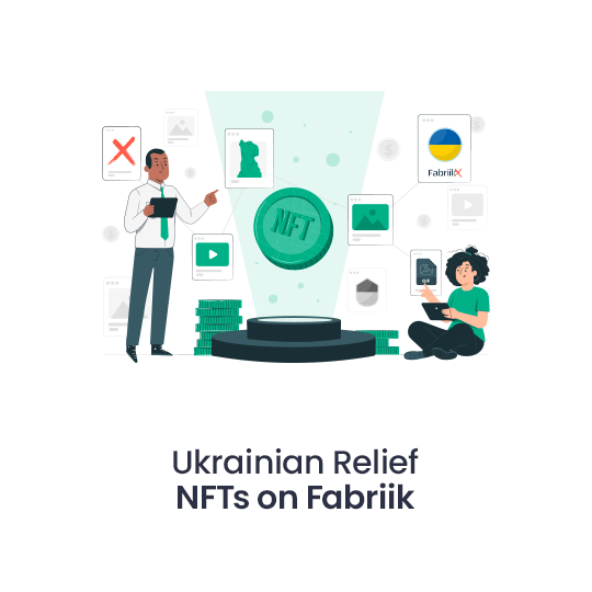 Ukrainian Relief NFTs on Fabriik - F