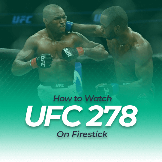 Watch UFC 278 on Firestick