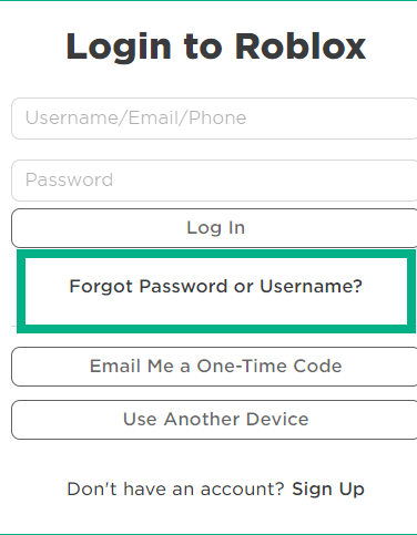 forget password roblox delete