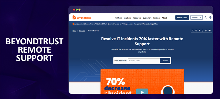 BeyondTrust Remote Support BeyondTrust Remote Support