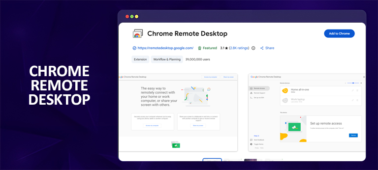 Chrome Remote Desktop Chrome Remote Desktop