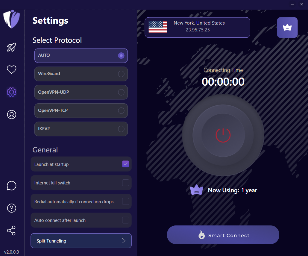 iProVPN App Setting