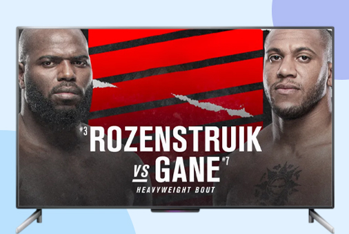 Watch UFC Fight Night: Rozenstruik vs Gane