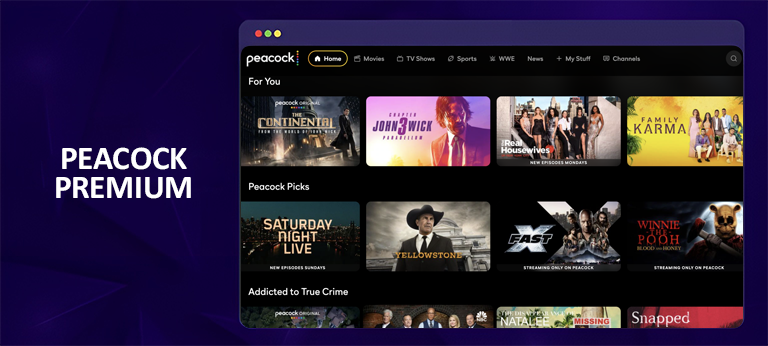 Peacock Premium